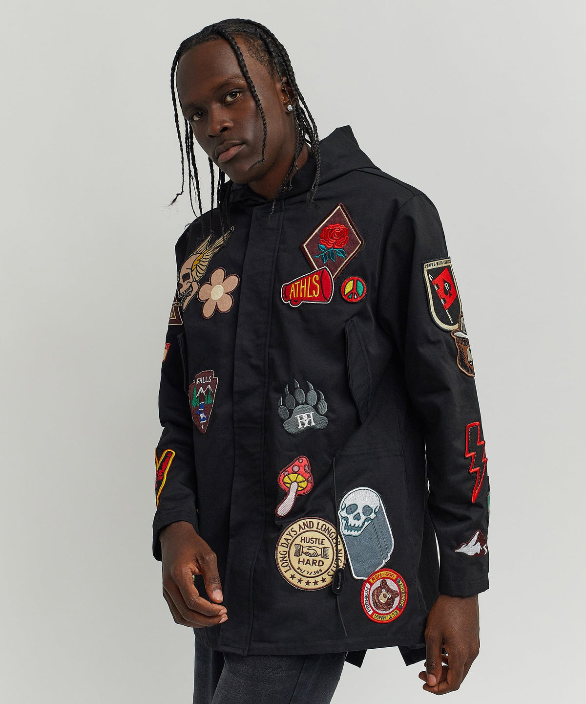Reason Clothing Featured Affiliated Fishtail Parka Jacket