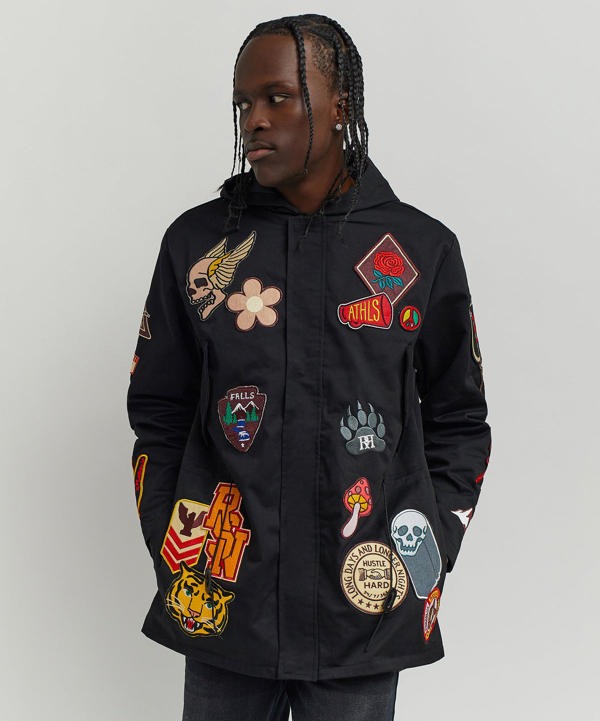 Reason Clothing Featured Affiliated Fishtail Parka Jacket
