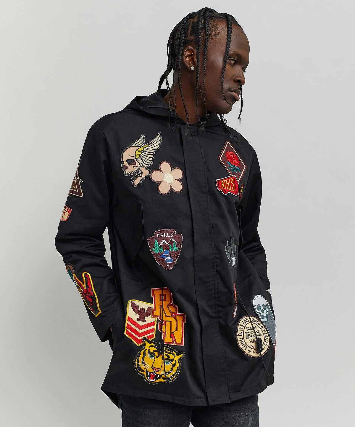 Reason Clothing Featured Affiliated Fishtail Parka Jacket