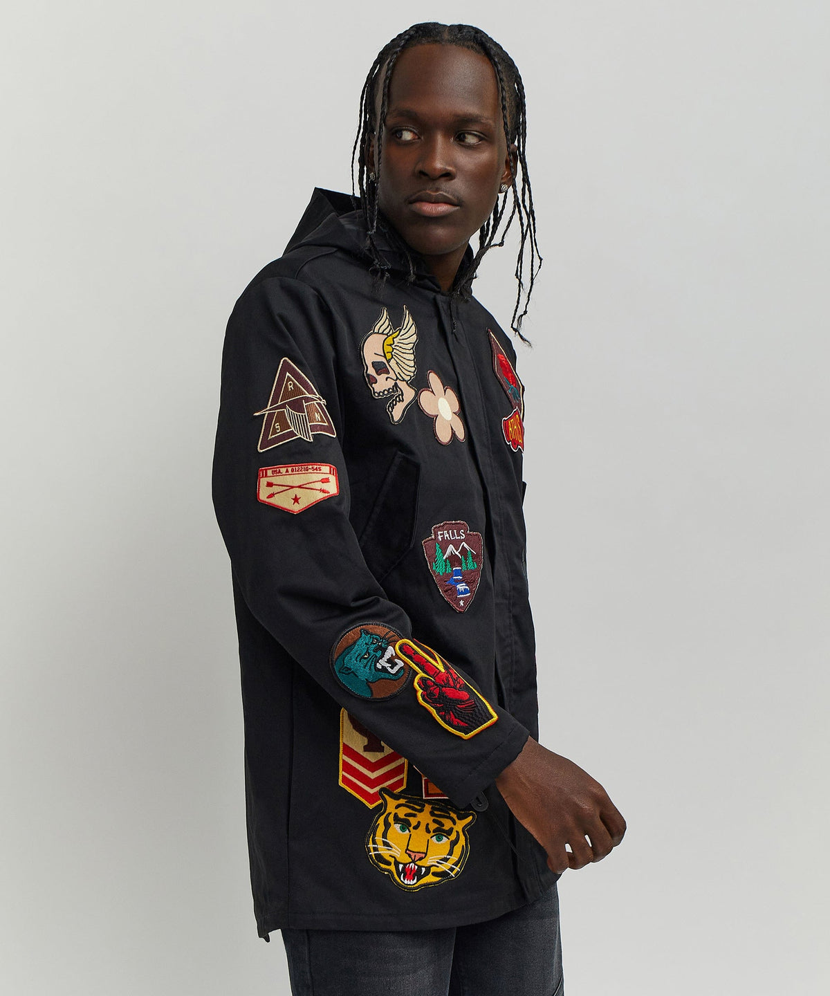Reason Clothing Featured Affiliated Fishtail Parka Jacket