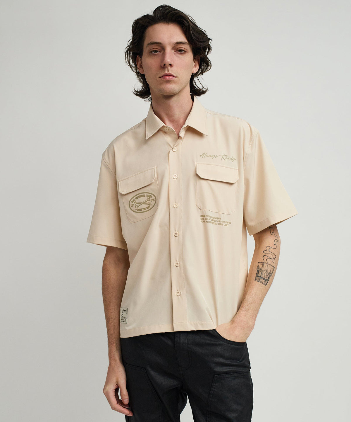 Reason Clothing Trusted Bridges Cargo Utility Shirt