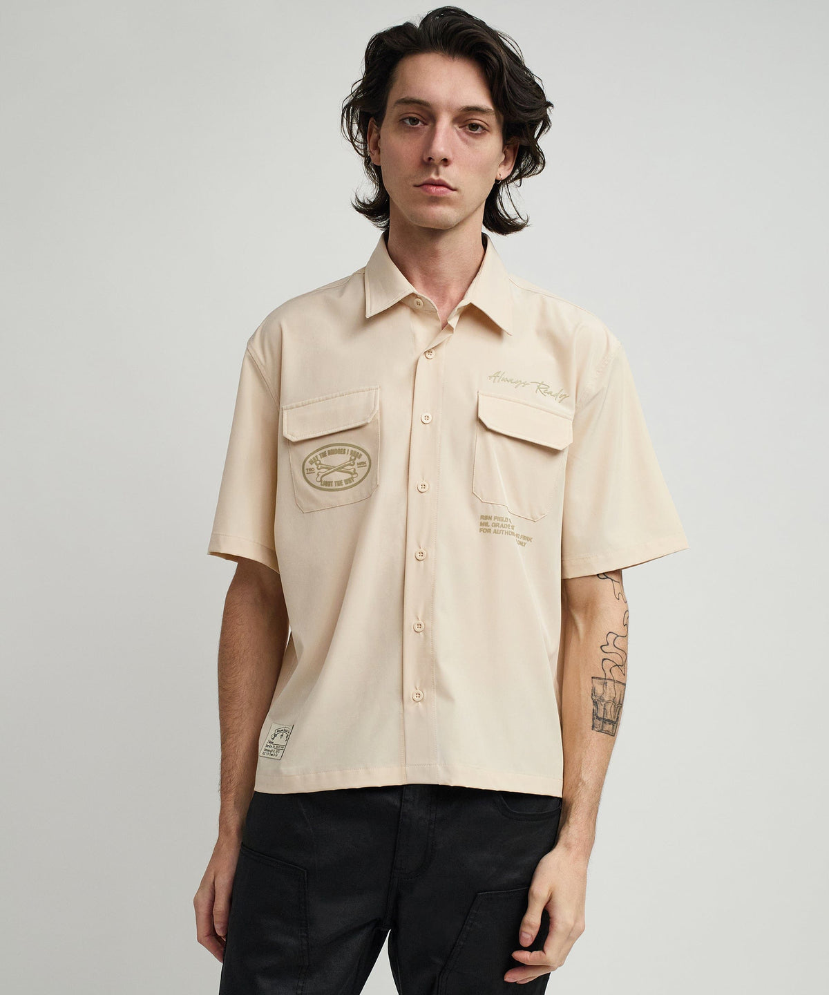 Reason Clothing Trusted Bridges Cargo Utility Shirt