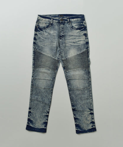 Reason Clothing New Wright Denim Jeans - Blue