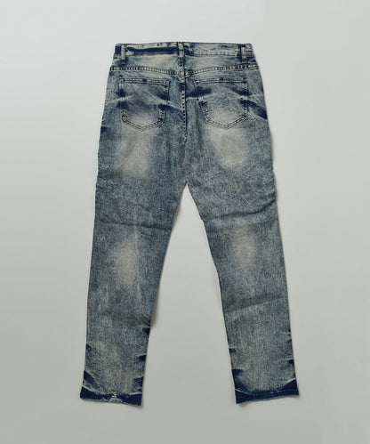 Reason Clothing New Wright Denim Jeans - Blue