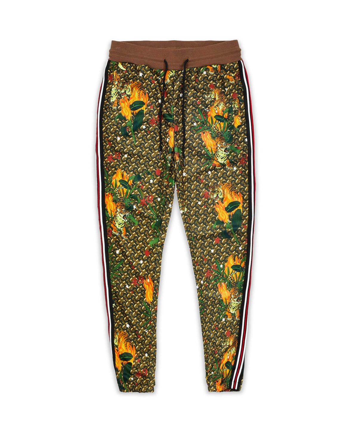 Reason Clothing Exclusive Quick Tiger Print Monogram Track Set