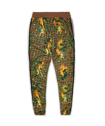 Reason Clothing Exclusive Quick Tiger Print Monogram Track Set