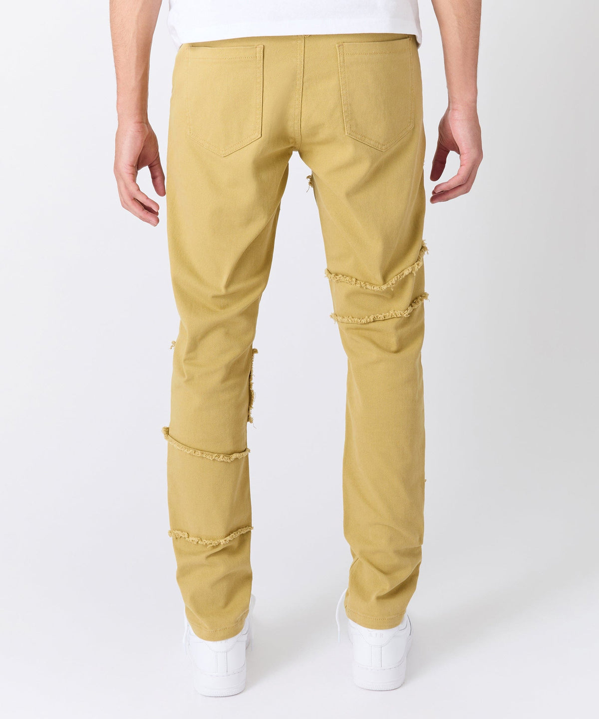 Reason Clothing Essential Frayed Denim Pant