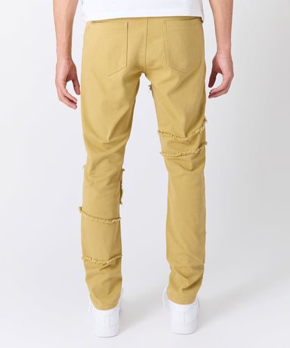 Reason Clothing Essential Frayed Denim Pant