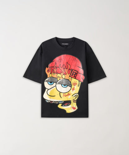 Reason Clothing Deals Plus Size Misunderstood Tee - Black