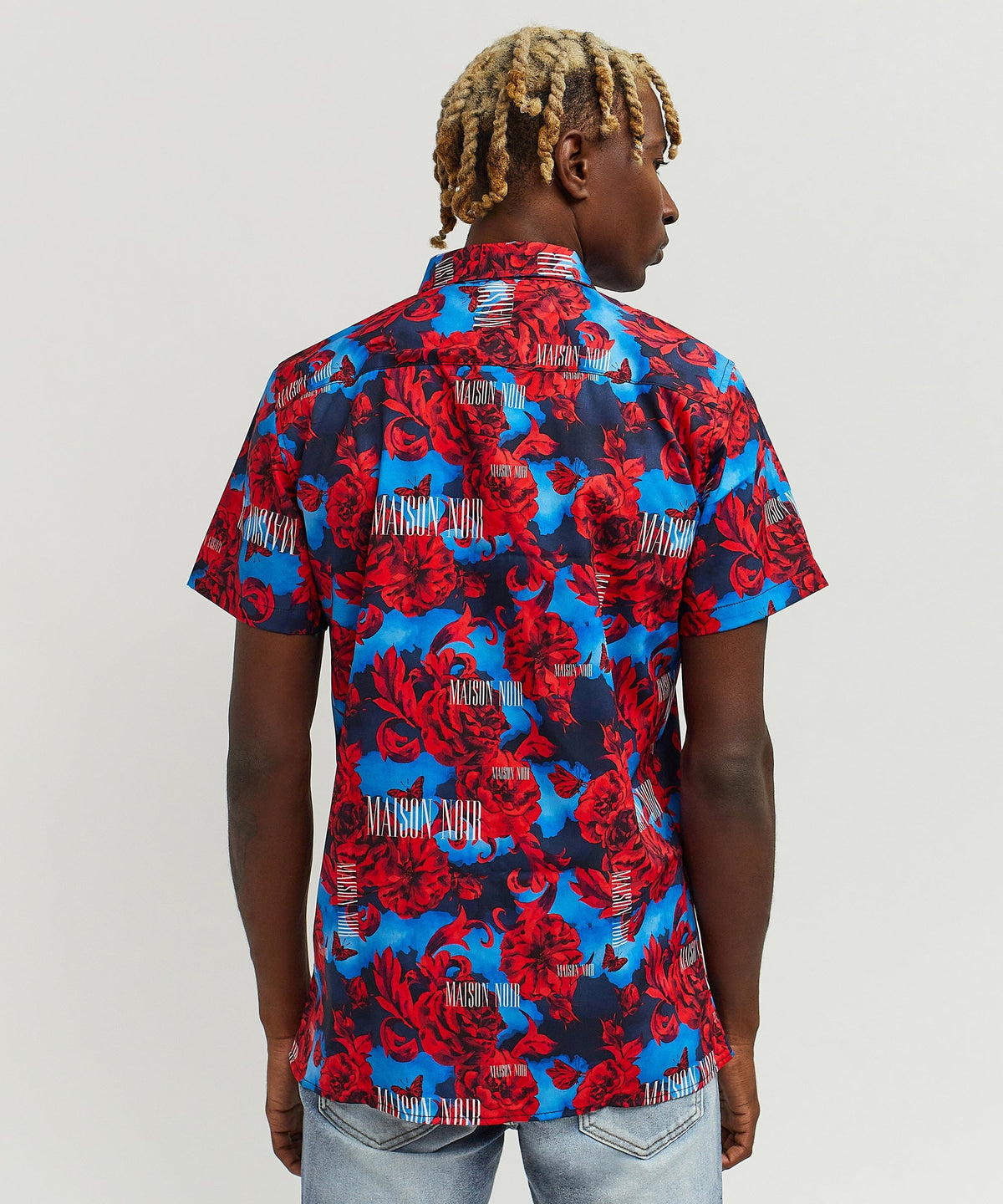 Reason Clothing Best Seller Rose Short Sleeve Shirt