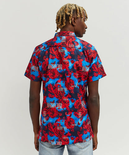 Reason Clothing Best Seller Rose Short Sleeve Shirt