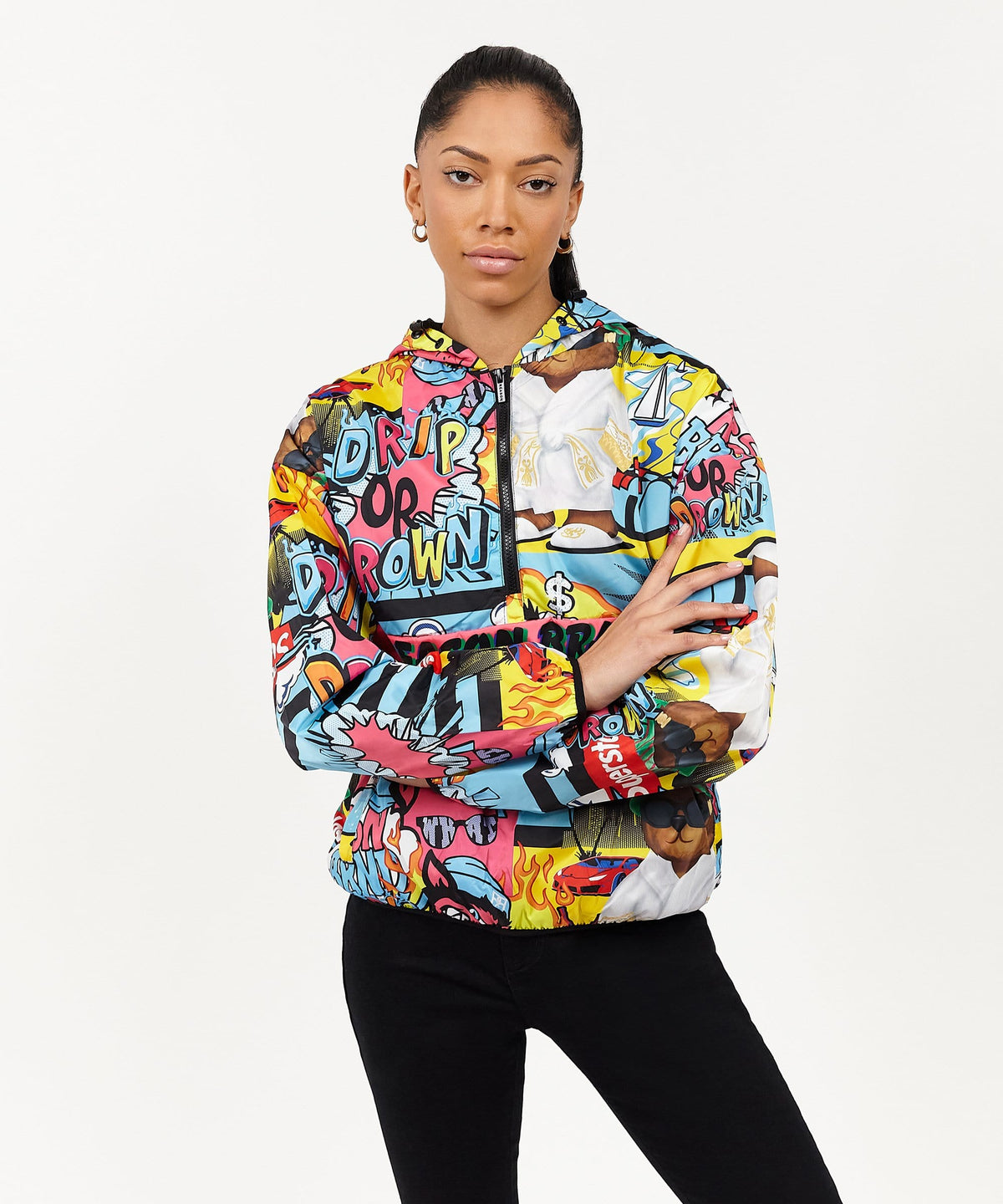 Reason Clothing New Womens Drip Or Die Anorak