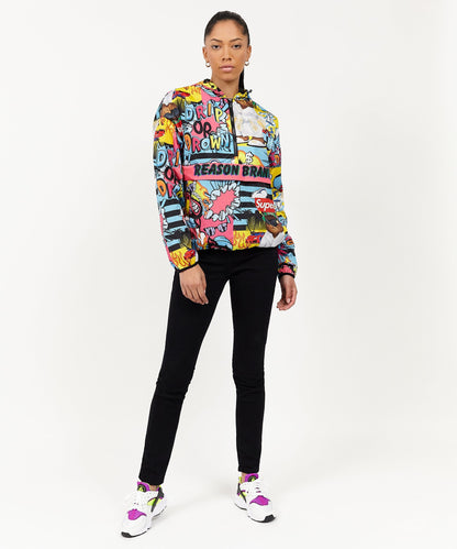 Reason Clothing New Womens Drip Or Die Anorak