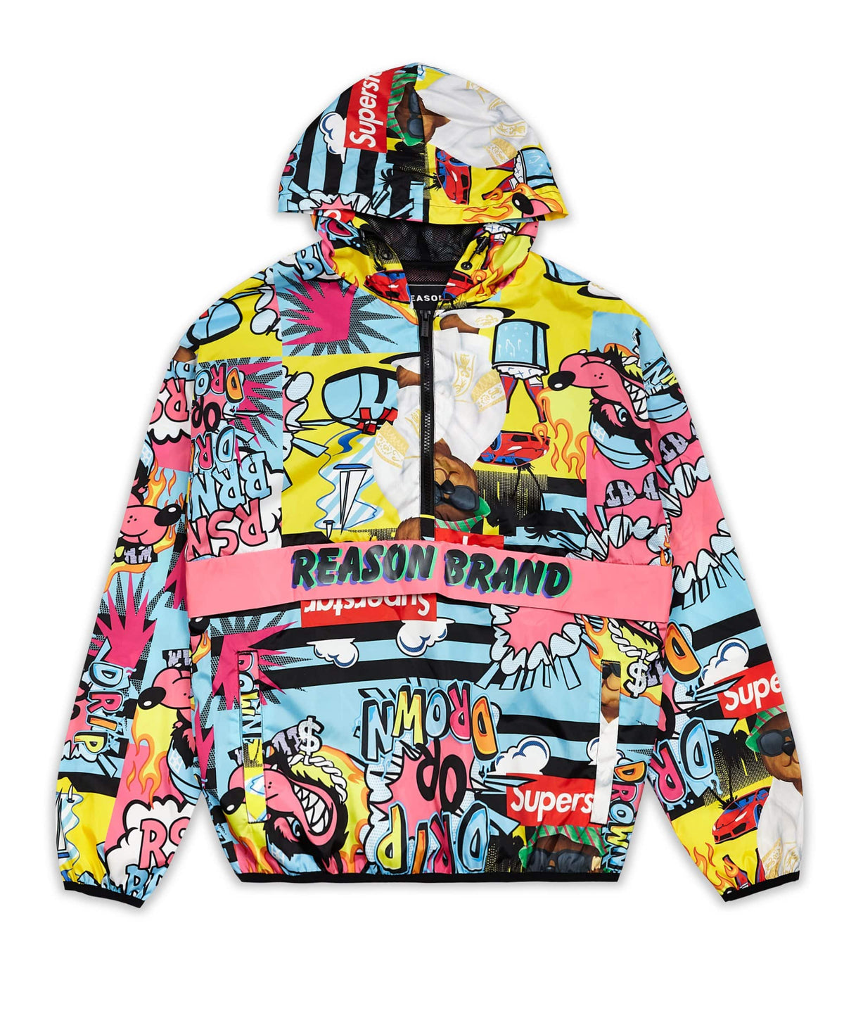 Reason Clothing New Womens Drip Or Die Anorak