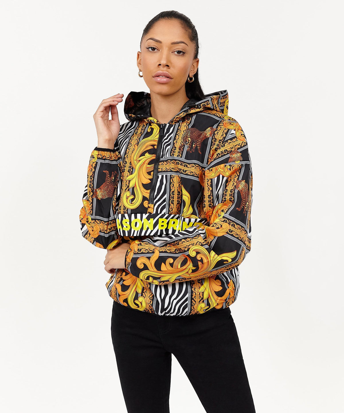 Reason Clothing Great Value Womens Safari Half-Zip Anorak