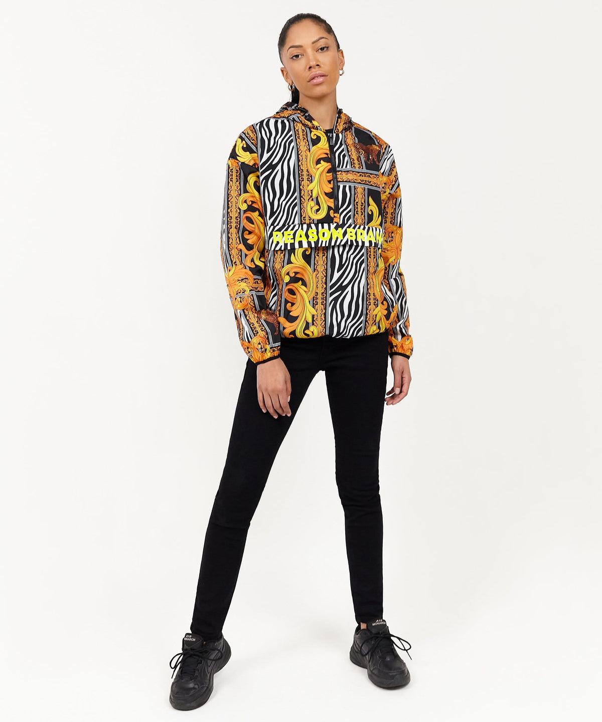 Reason Clothing Great Value Womens Safari Half-Zip Anorak
