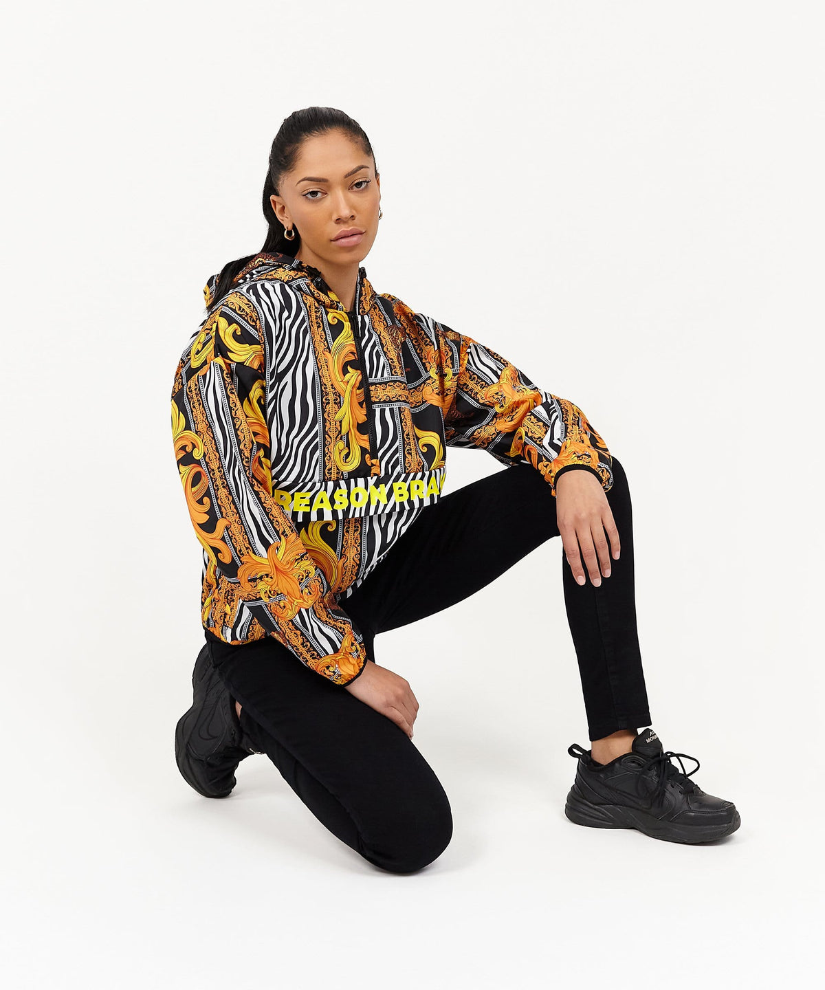 Reason Clothing Great Value Womens Safari Half-Zip Anorak