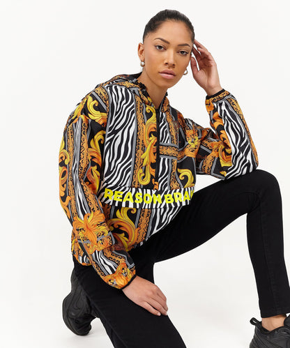 Reason Clothing Great Value Womens Safari Half-Zip Anorak