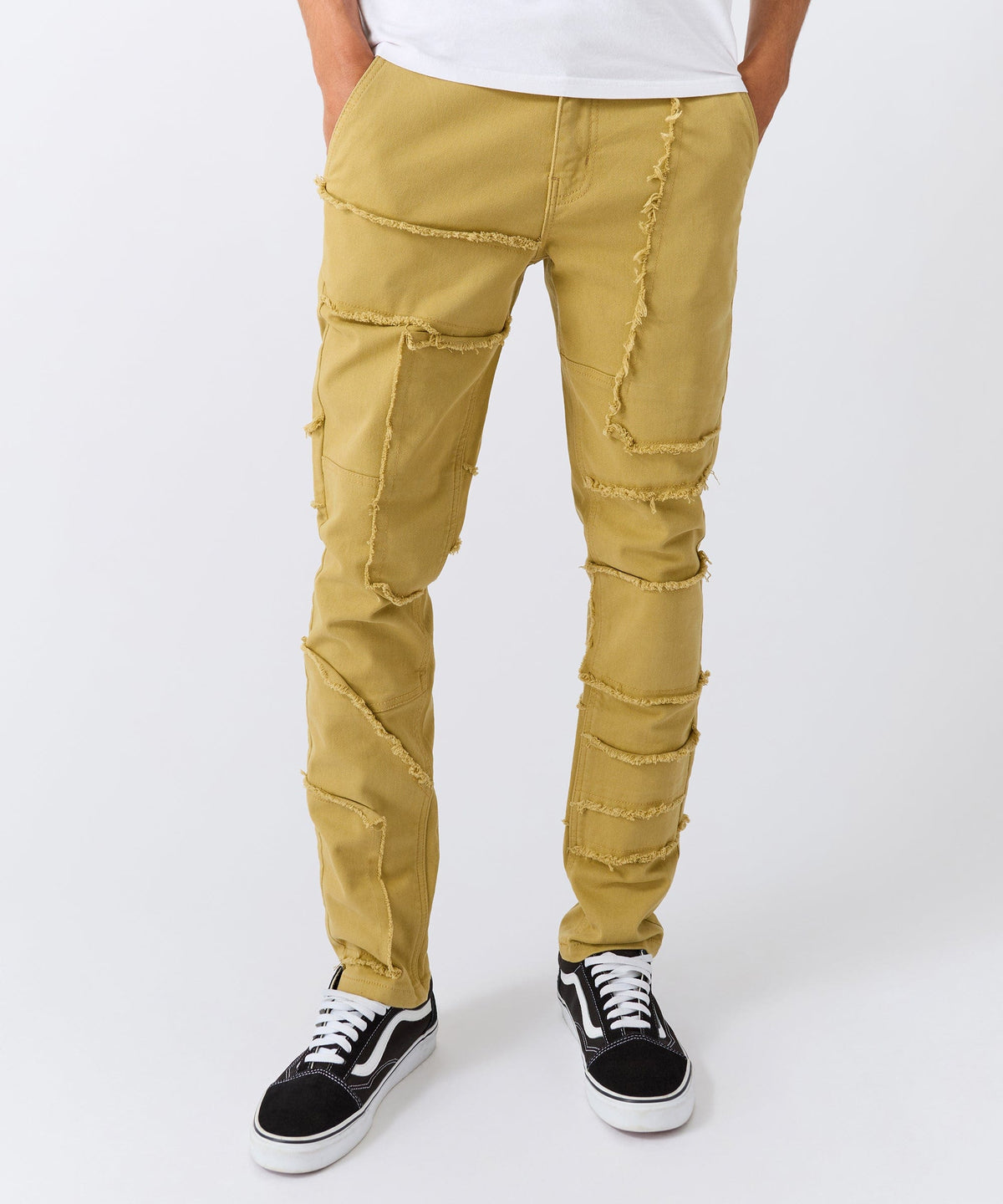Reason Clothing Value Frayed Denim Pant