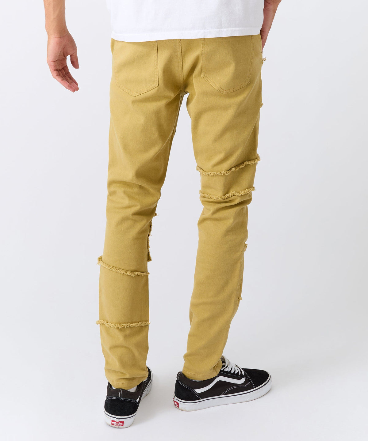 Reason Clothing Value Frayed Denim Pant