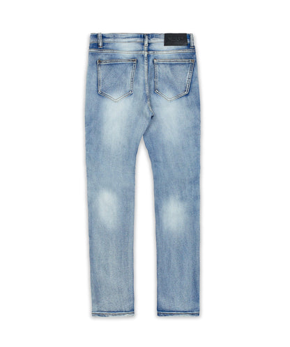 Reason Clothing Featured Hudson Washed Moto Jeans