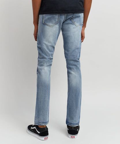 Reason Clothing Featured Hudson Washed Moto Jeans