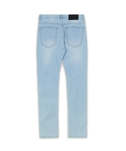Reason Clothing Classic Elevate Light Wash Destroyed Jeans