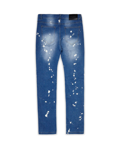 Reason Clothing Hot Sale John Light Wash Paint Splatter Jeans