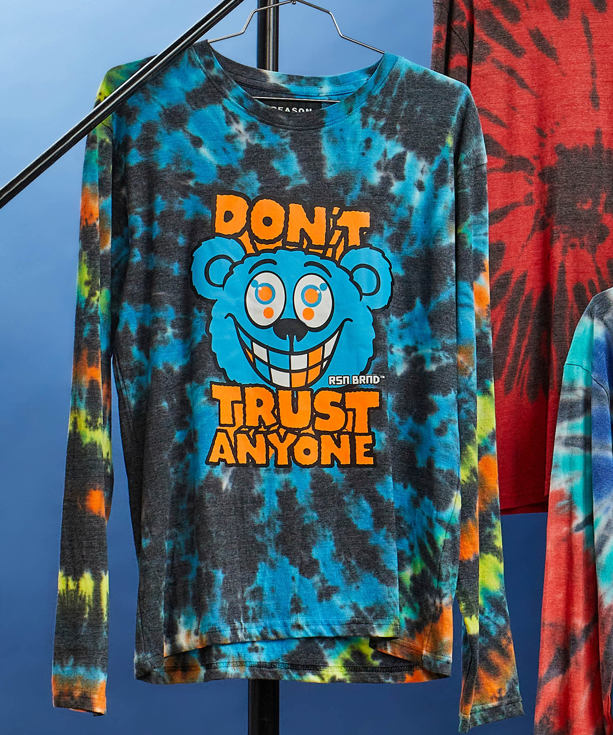 Reason Clothing Value Storm Eye Tie-Dye Long Sleeve Tee
