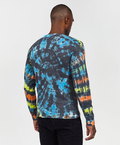 Reason Clothing Value Storm Eye Tie-Dye Long Sleeve Tee