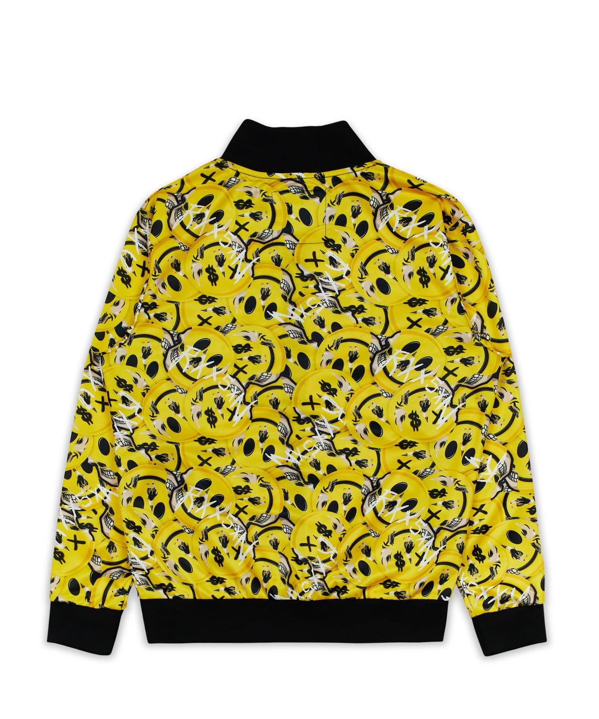 Reason Clothing Special Offer Skelly Smile Allover Print Track Jacket
