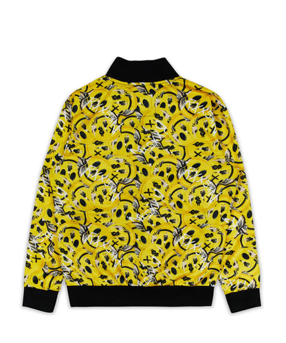 Reason Clothing Special Offer Skelly Smile Allover Print Track Jacket