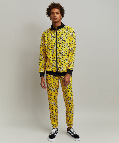 Reason Clothing Special Offer Skelly Smile Allover Print Track Jacket
