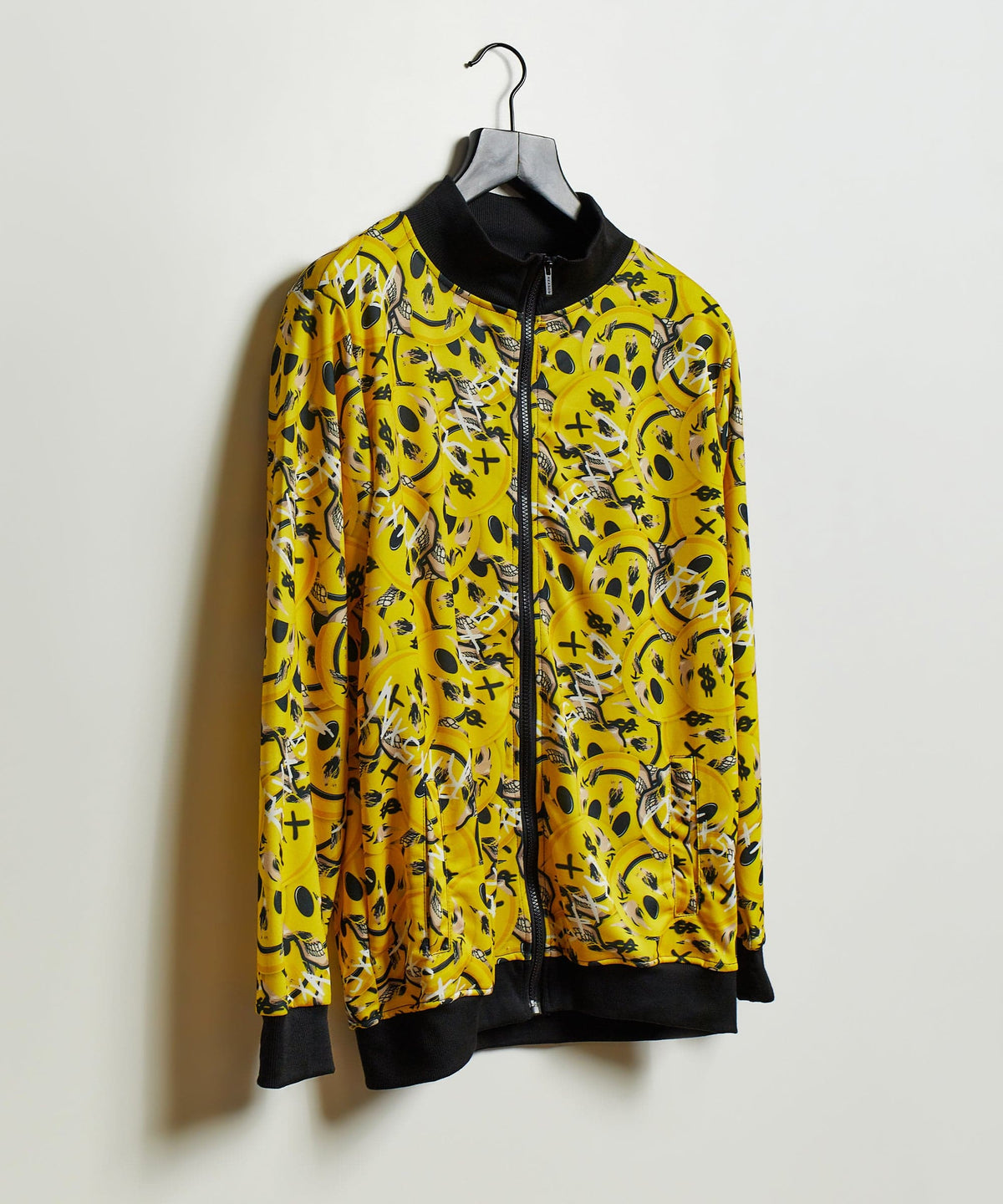 Reason Clothing Special Offer Skelly Smile Allover Print Track Jacket