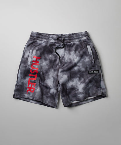 Reason Clothing Value Hustler Haze Tie Dye Grey Shorts