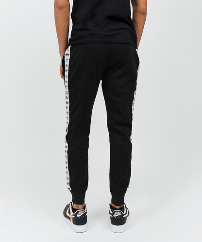 Reason Clothing Special Offer Hustler Side Stripe Logo Jogger - Black 003 Is Live