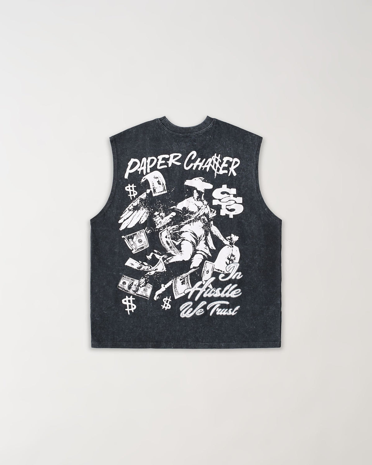 Reason Clothing Great Value Muscle Short Sleeve Tee - Washed Black