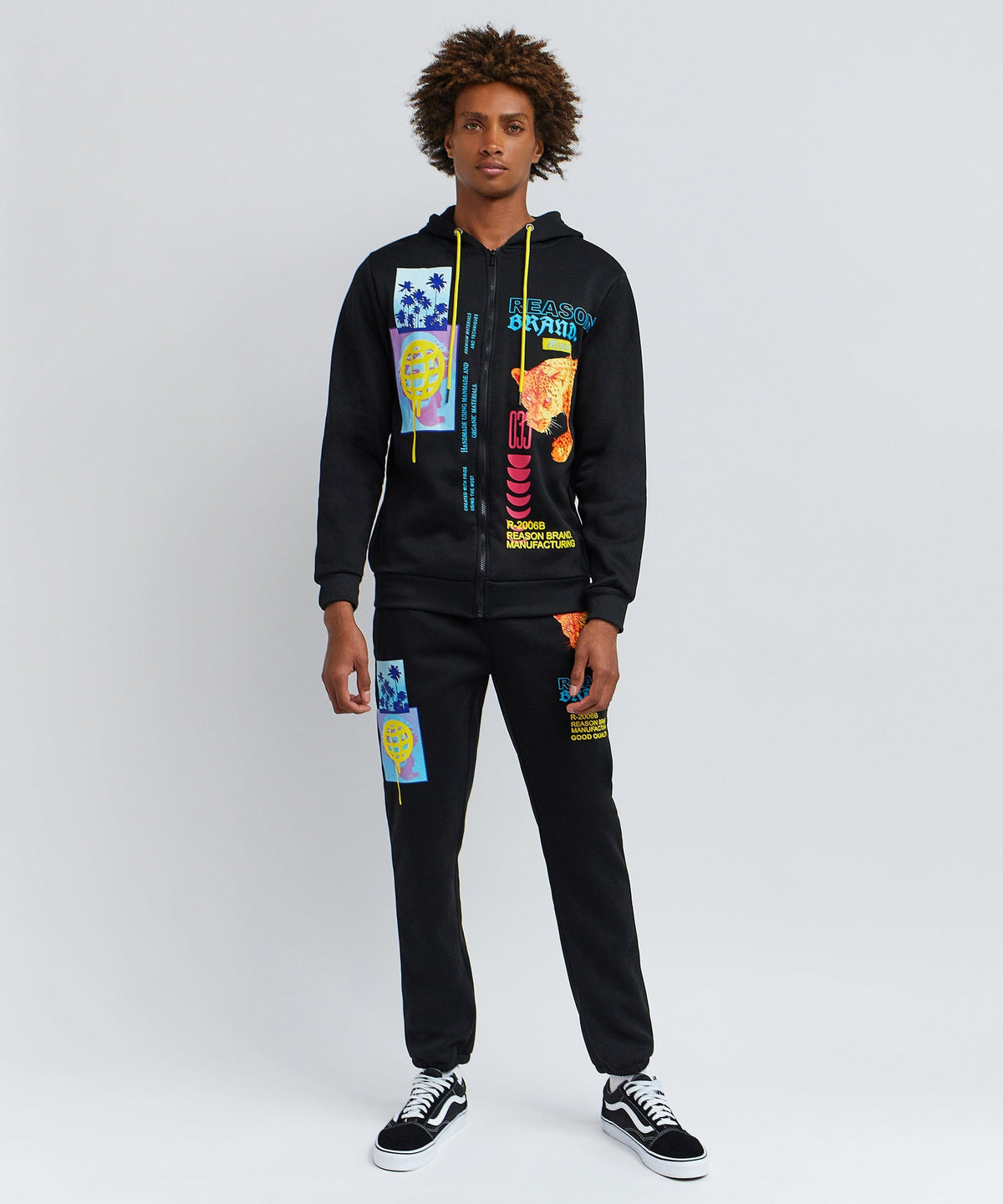 Reason Clothing Premium Smilez Multi-Placement Fleece Set