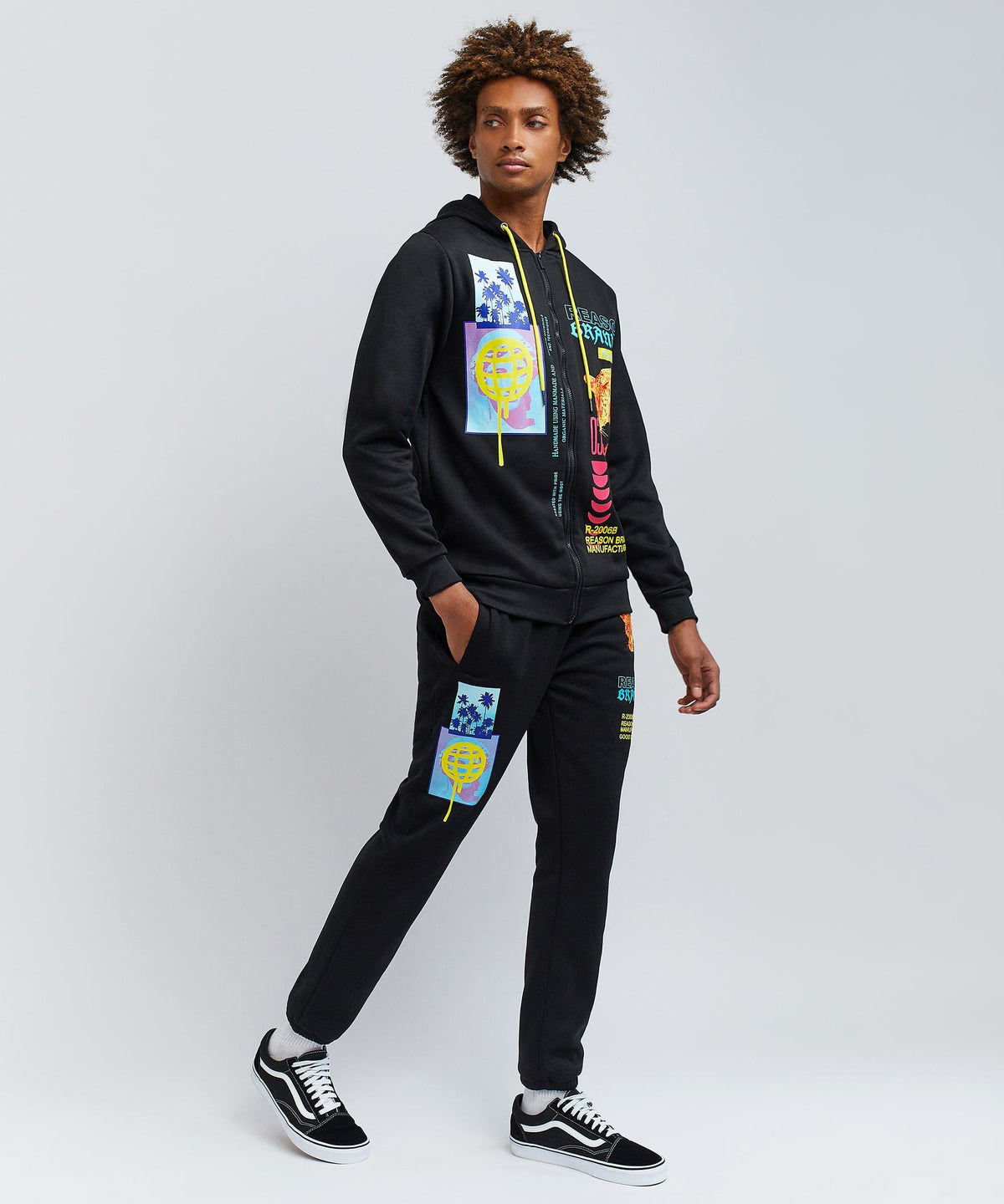 Reason Clothing Premium Smilez Multi-Placement Fleece Set
