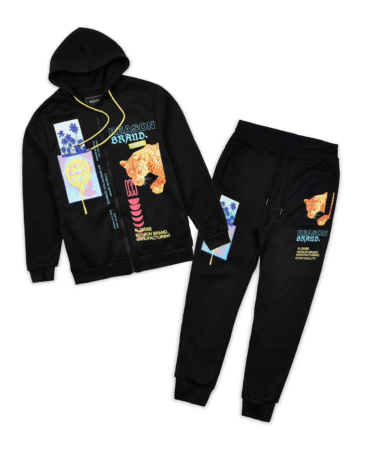 Reason Clothing Premium Smilez Multi-Placement Fleece Set