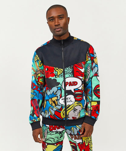 Reason Clothing Trending Paid Comic Print Track Set