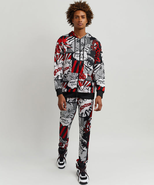 Reason Clothing Special Offer Money Calls Comic Print Track Set