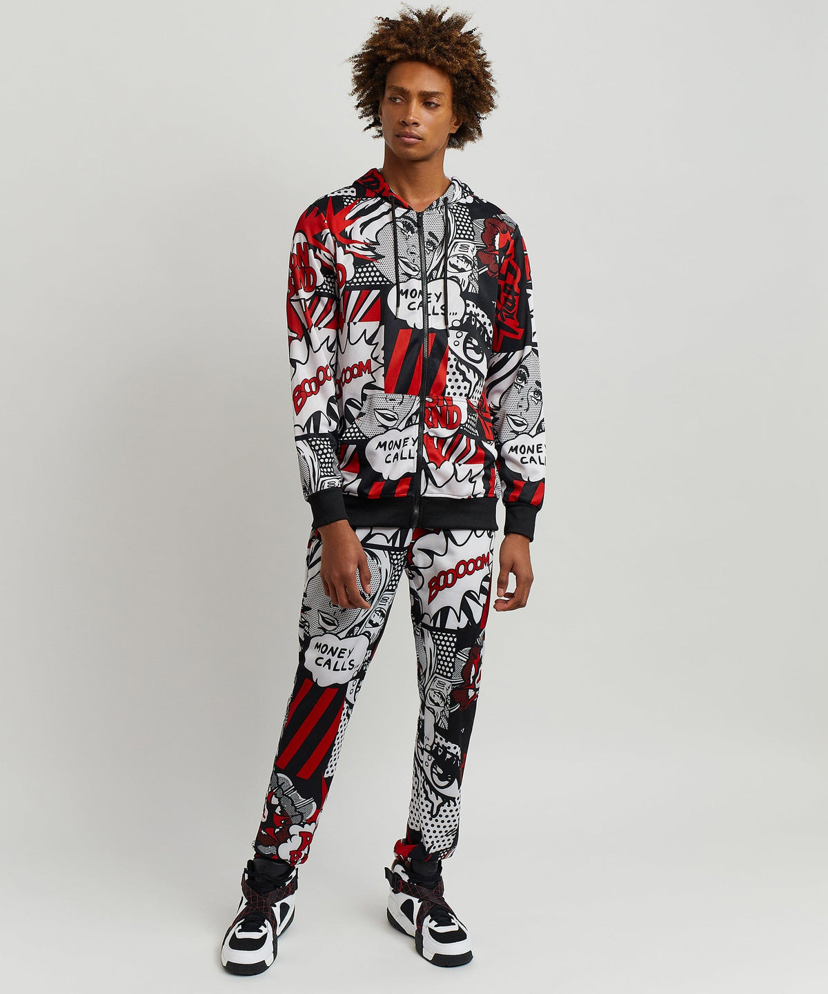 Reason Clothing Special Offer Money Calls Comic Print Track Set