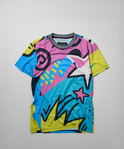 Reason Clothing Great Value Relax Allover Print Graphic Tee
