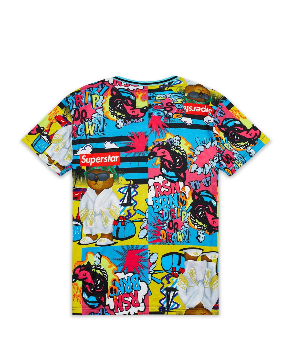 Reason Clothing Exclusive Drip Drip Allover Print Graphic Tee