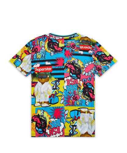 Reason Clothing Exclusive Drip Drip Allover Print Graphic Tee