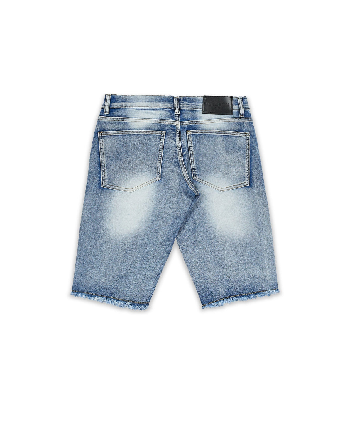 Reason Clothing Best Price Plus Size Josiah Light Wash Basic Denim Shorts