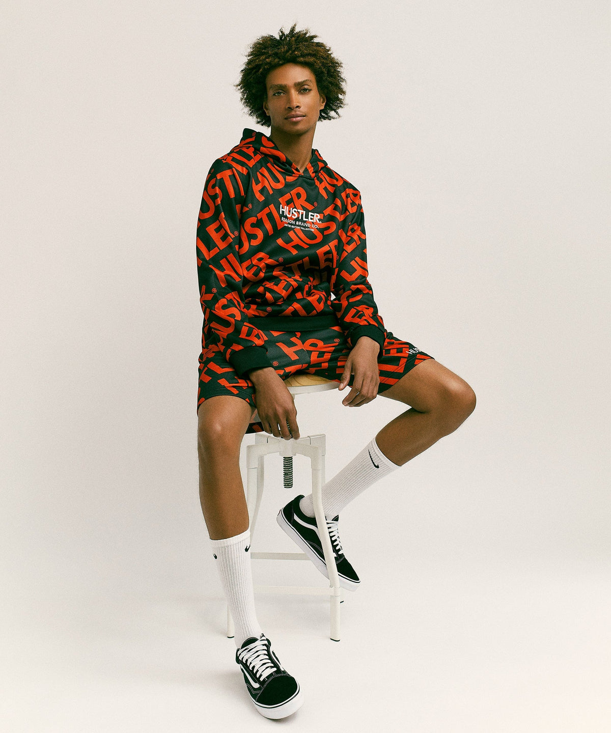 Reason Clothing Discount Hustler District Hood And Short Set