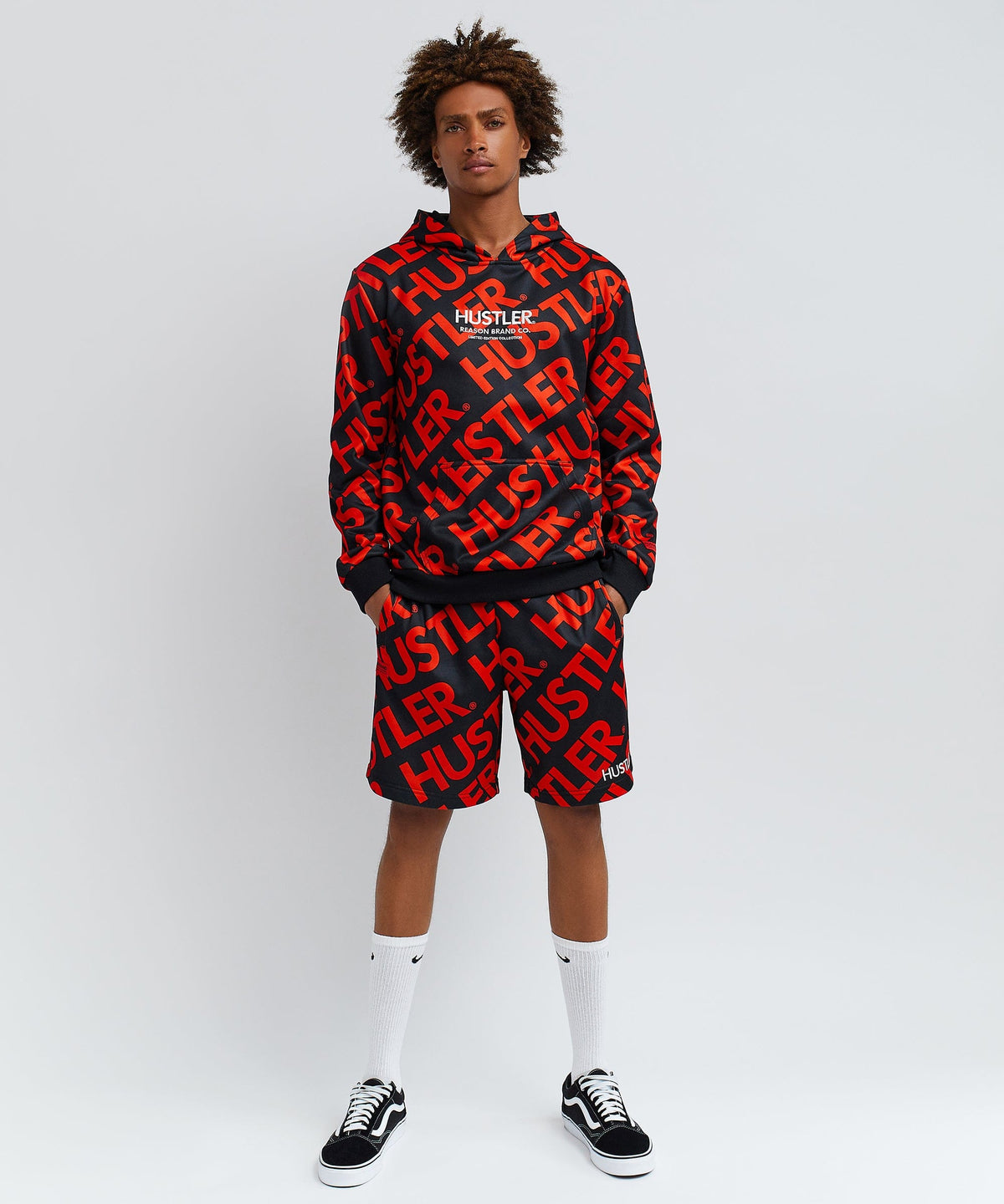 Reason Clothing Discount Hustler District Hood And Short Set