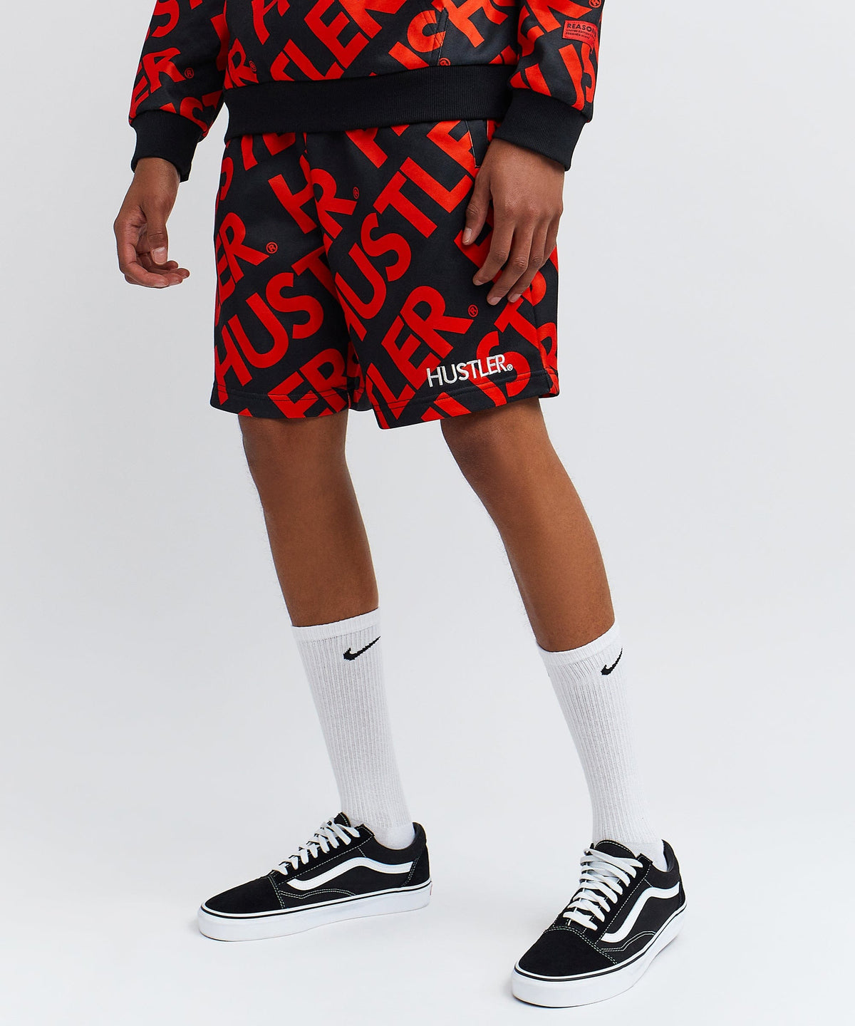 Reason Clothing Discount Hustler District Hood And Short Set